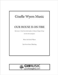Our House is On Fire SSA choral sheet music cover Thumbnail